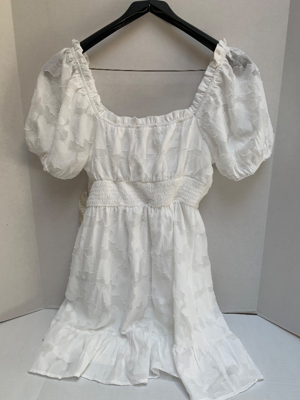 NWT Altar'ed  State Candace Babydoll Style White Size S Dress - Picture 3 of 12